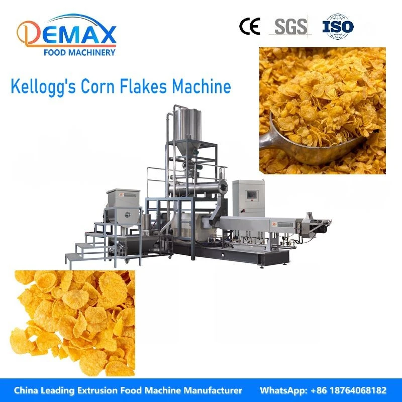 automatic corn flakes processing line